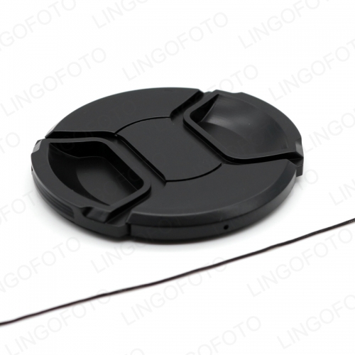 Center pinched lens cap for 82mm86mm