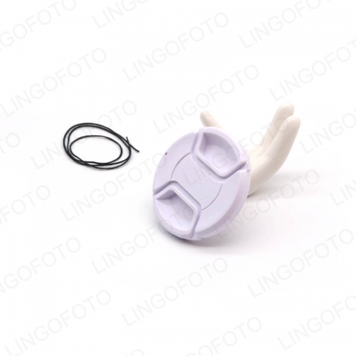 Colorful lens cap for 58mm,White Pink Green